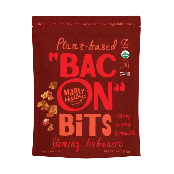 Madly Hadley Flaming Habanero Plant-Based Bacon Bits