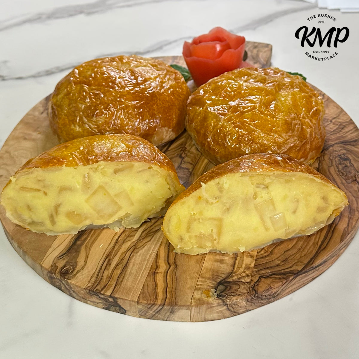 Potato Knishes with Caramelized Onions