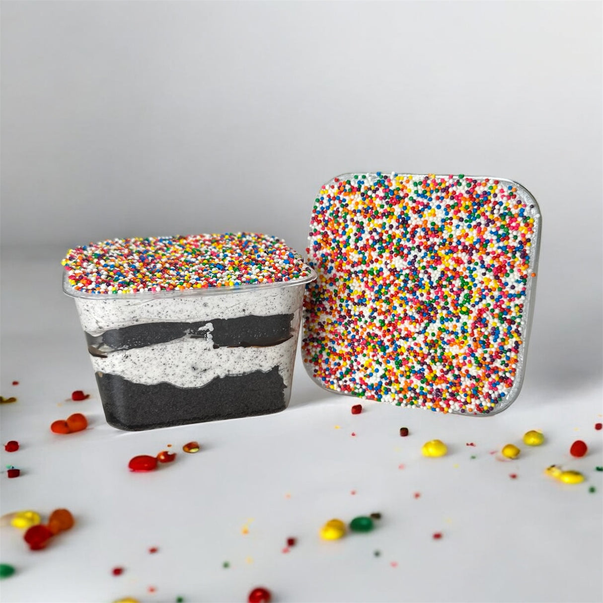 Cookies & Cream Dot Cake