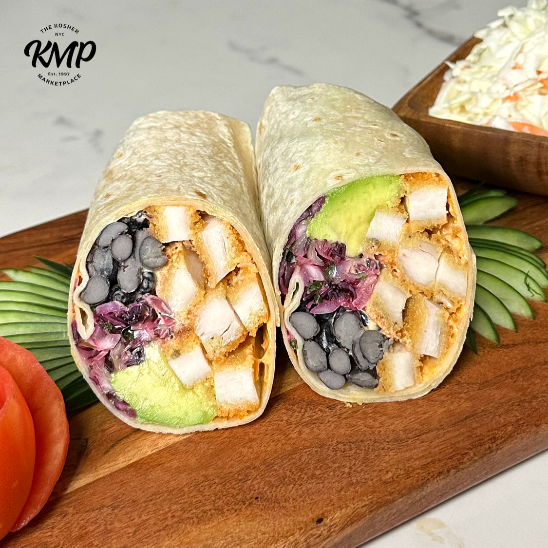 Southwest Avocado Chicken Wrap