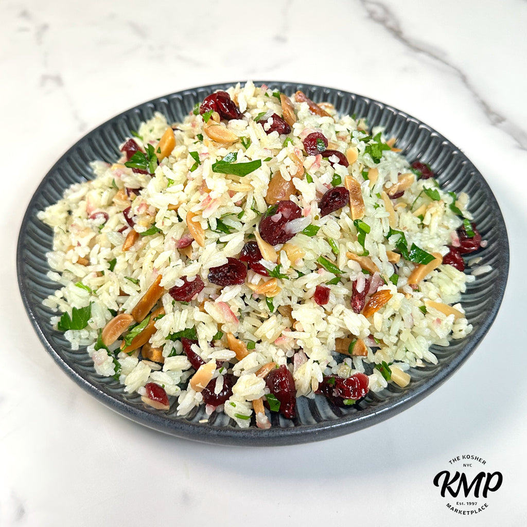 Autumn Basmati Rice Pilaf with Toasted Almonds & Dried Cherries
