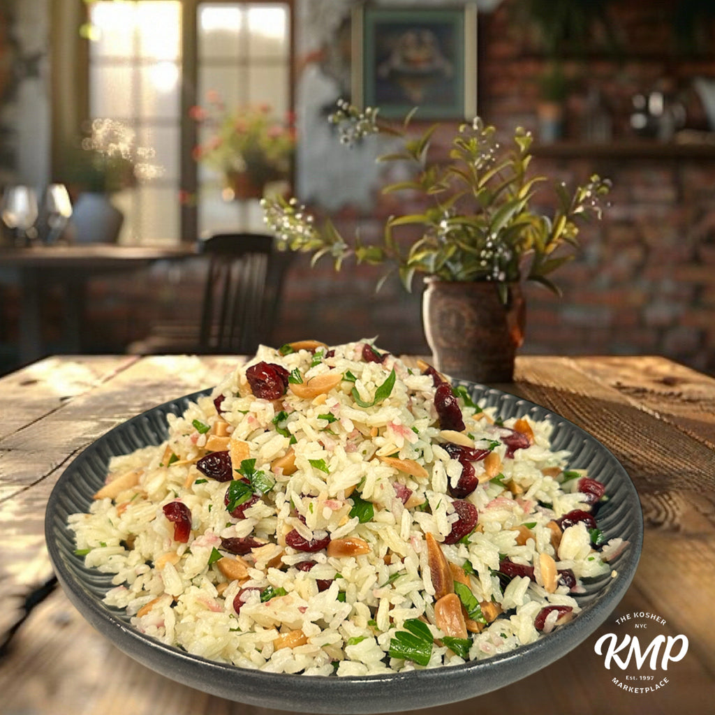 Autumn Basmati Rice Pilaf with Toasted Almonds & Dried Cherries