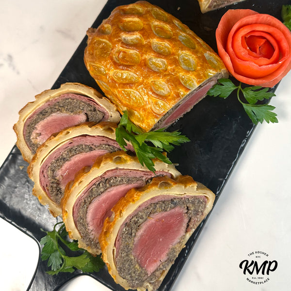 Beef Wellington with Wild Mushrooms & Cured Salami