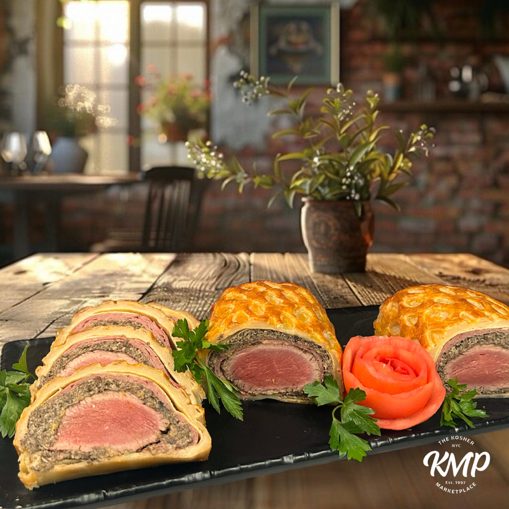 Beef Wellington with Wild Mushrooms & Cured Salami