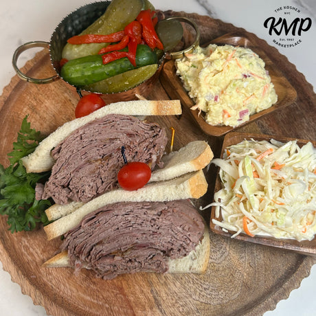 Brisket on Seedless Rye