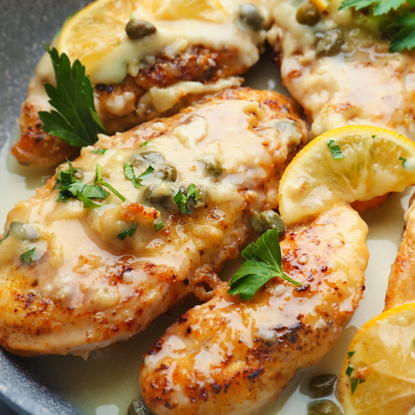 Boneless Chicken Francese with Lemon & Herb