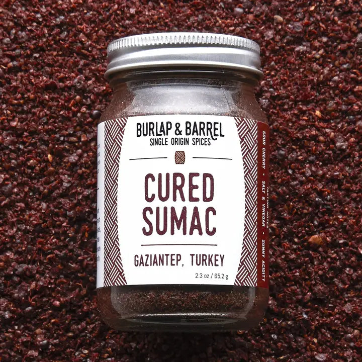 Burlap & Barrel Cured Sumac (Sumak) - Single Origin Spice & Seasoning