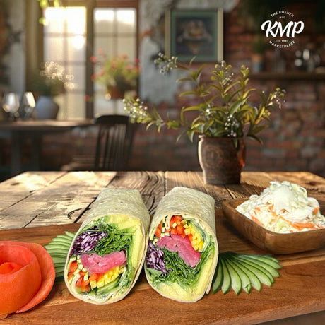 Rainbow Crunch Veggie Wrap