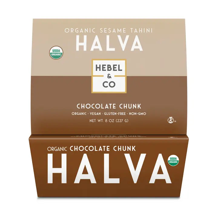 Hebel & Co. Chocolate Chunk Organic Sesame Tahini Halva