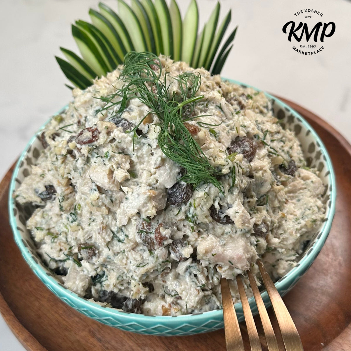 Chicken Salad with Dill, Raisins & Walnuts
