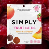 SIMPLY Fruit Bites - Peach Raspberry