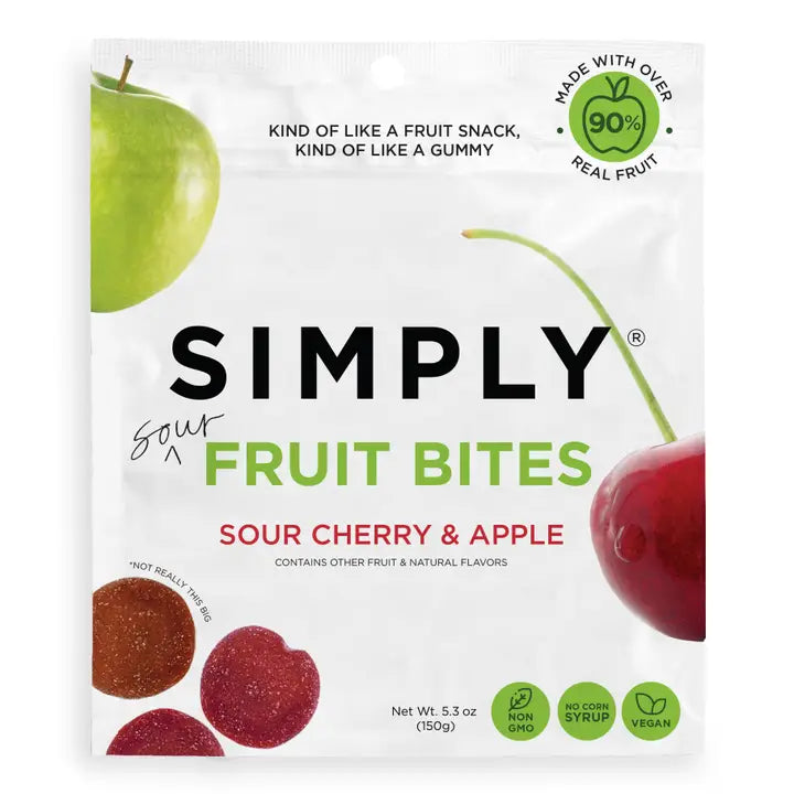 SIMPLY Fruit Bites - Sour Apple & Cherry