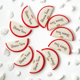 Marzipops Gourmet Marzipan Rosh Hashanah Shana Tova Apple Place Cards
