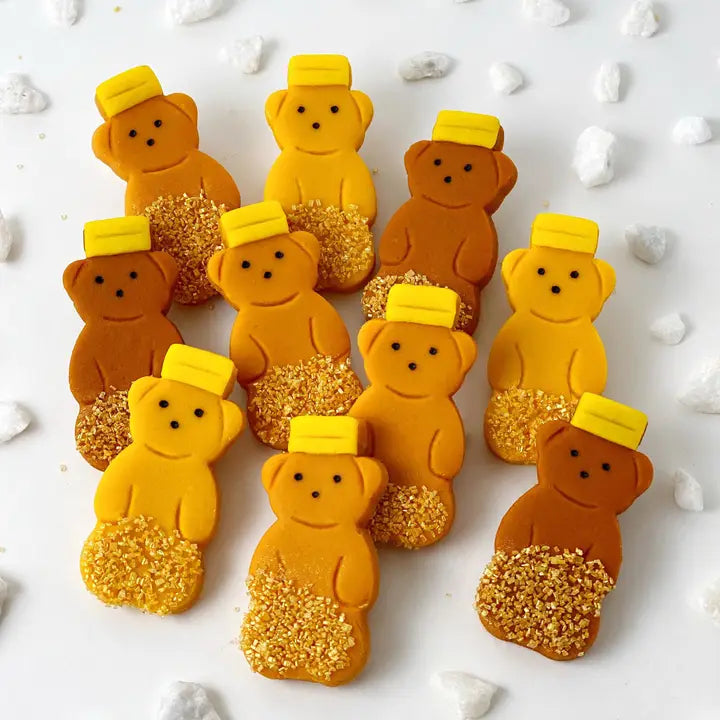 Marzipops Gourmet Marzipan Rosh Hashanah Sprinkle Honey Bears