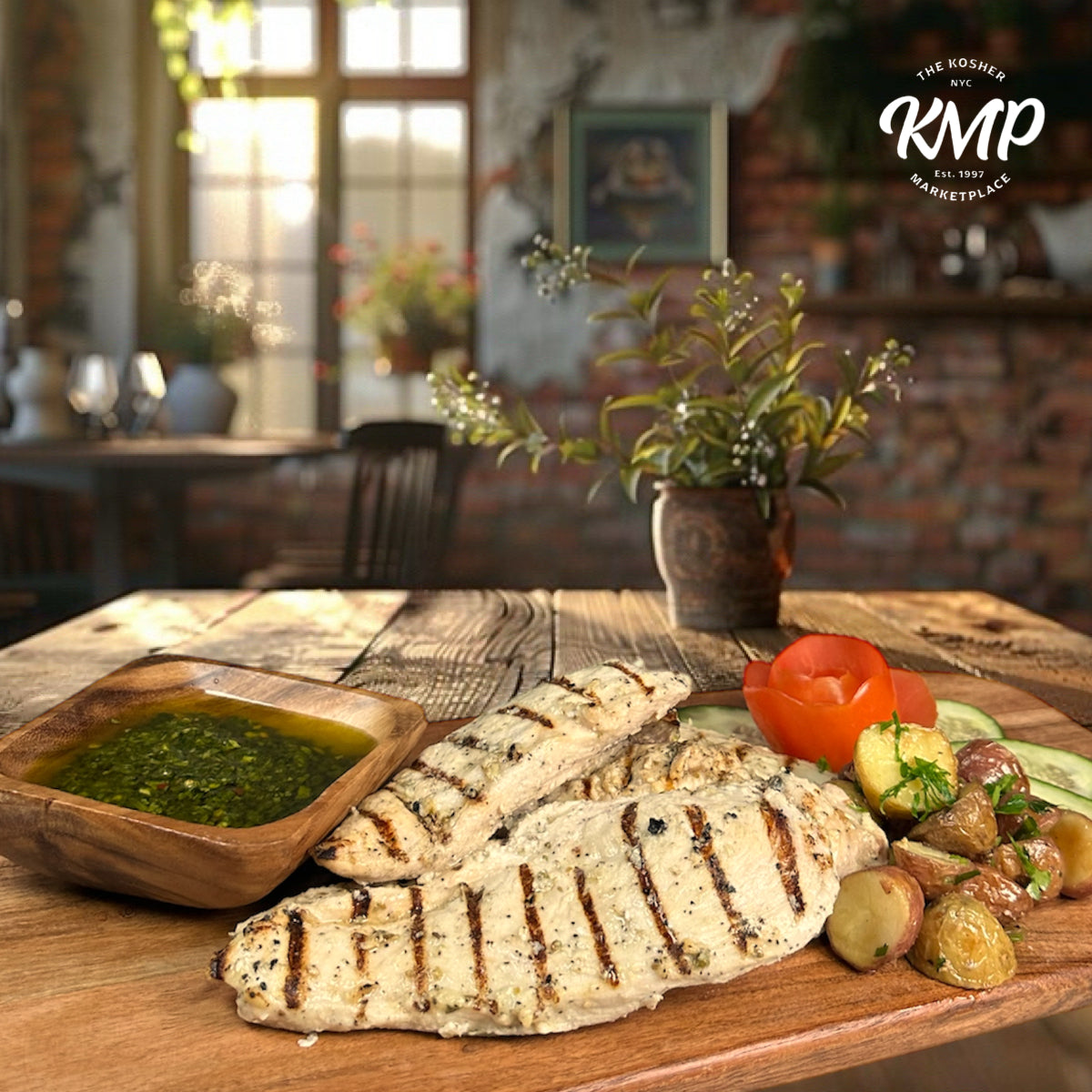 Grilled Marinated Boneless Chicken Cutlets
