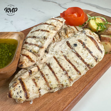 Grilled Marinated Boneless Chicken Cutlets