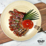 Grilled Medium-Rare Teriyaki Tuna