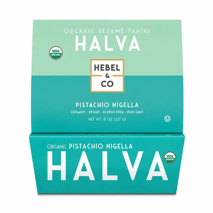 Hebel & Co. Pistachio Nigella Organic Sesame Tahini Halva