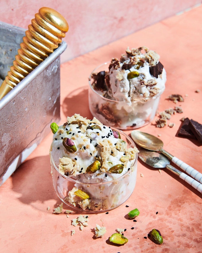 Hebel & Co. Pistachio Nigella Organic Sesame Tahini Halva