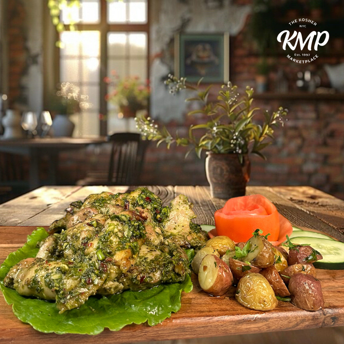Herb-Crusted Boneless Chicken Thighs