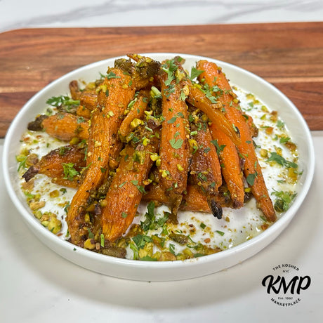 Honey Carrots with Pistachio Crumble