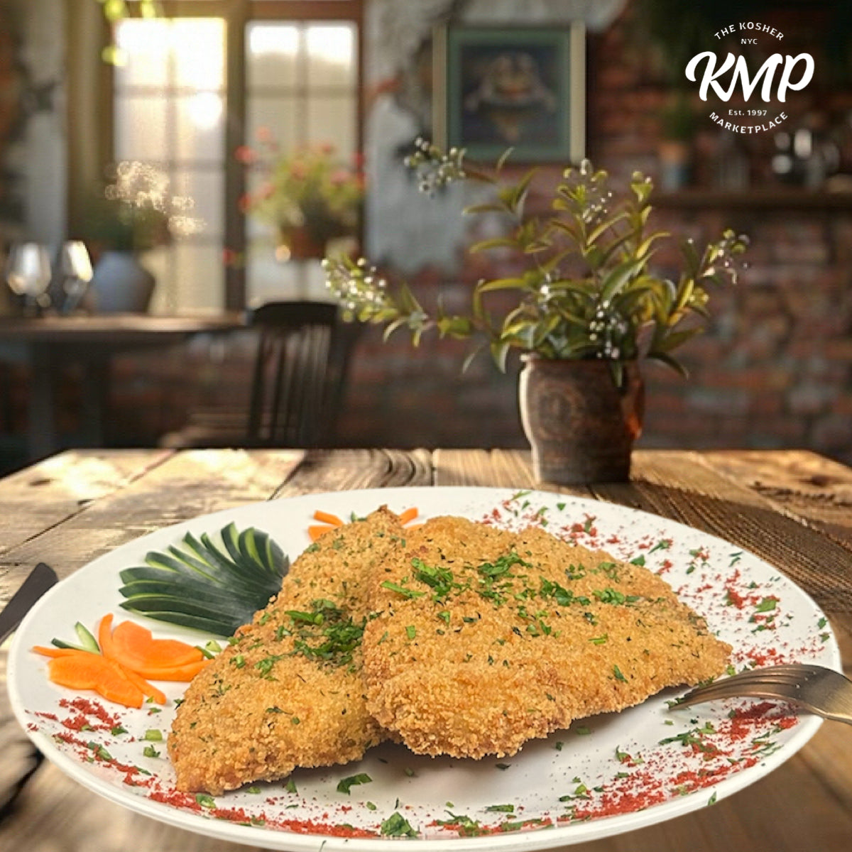 Garlic & Panko-Crusted Boneless Turkey Cutlets