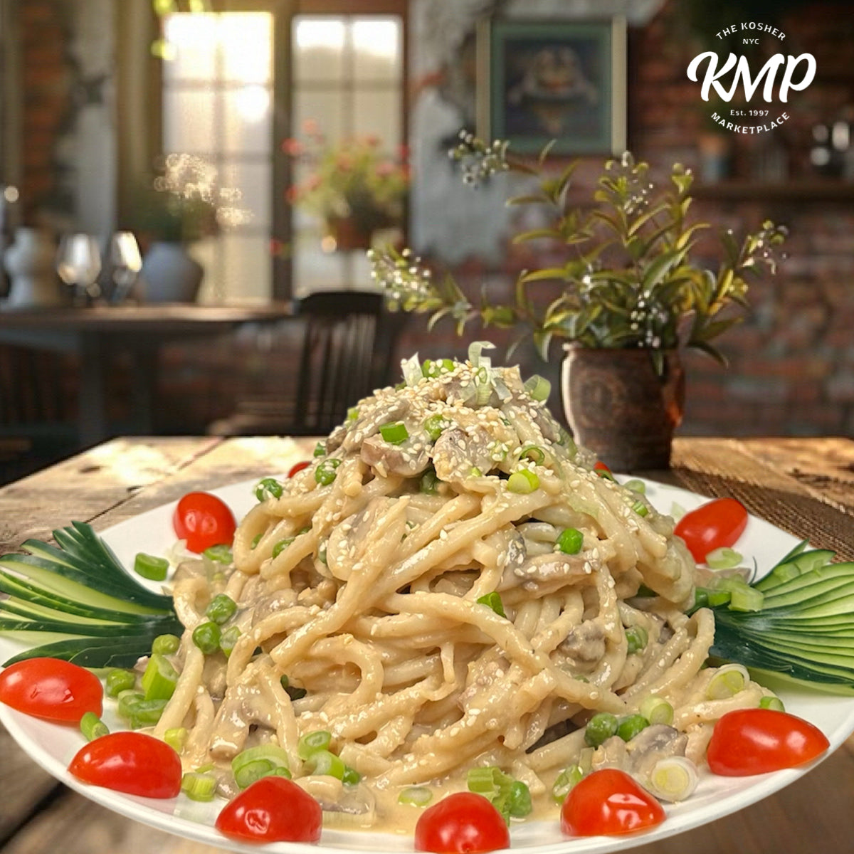 Cold Thai Sesame Peanut Noodles