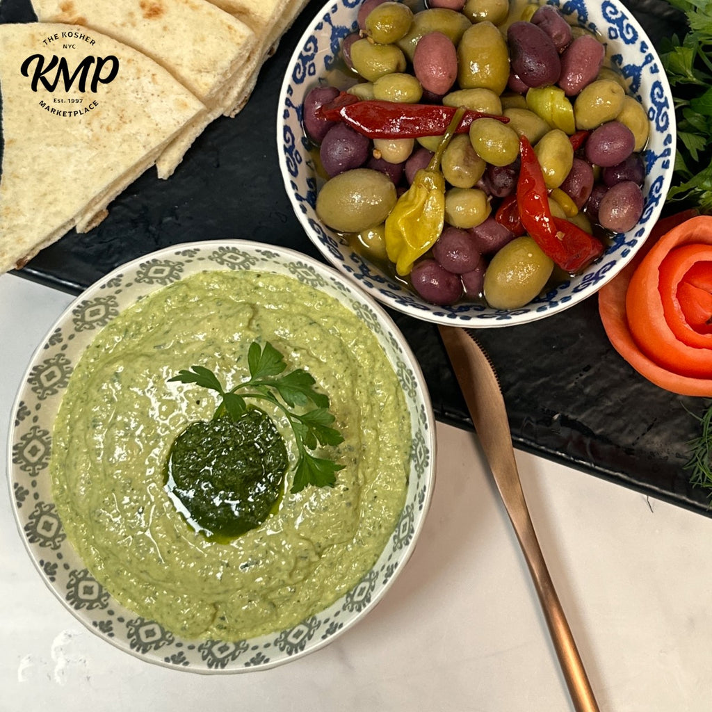 Lemon Basil Hummus