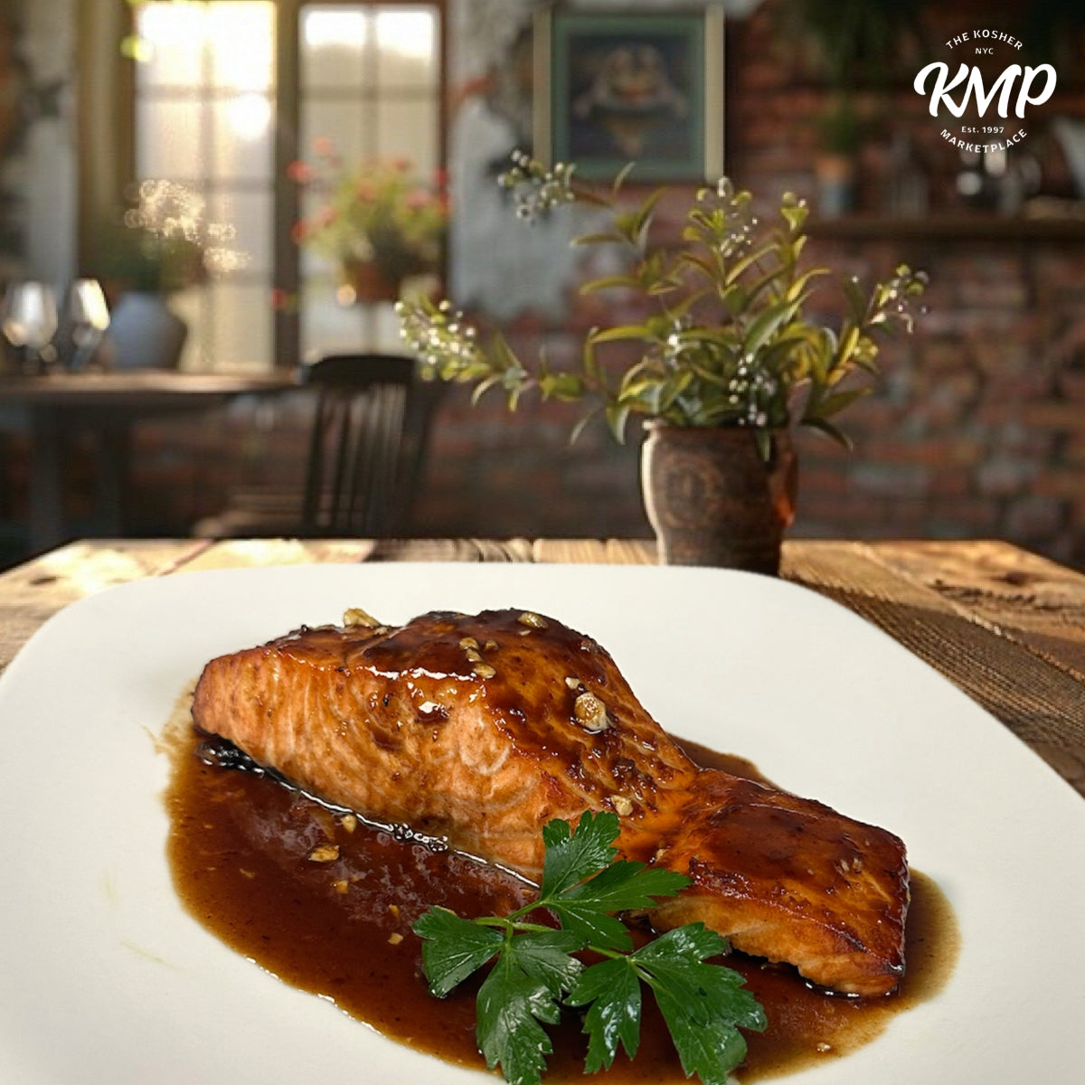 Maple-Tamarind Roasted Salmon