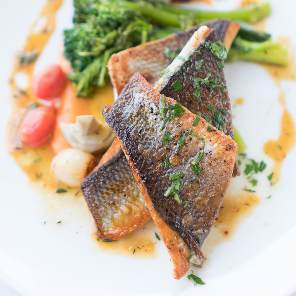 Mediterranean Herb-Grilled Branzino