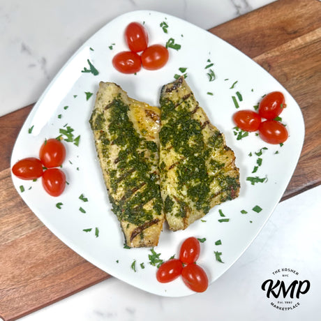 Mediterranean Herb-Grilled Branzino