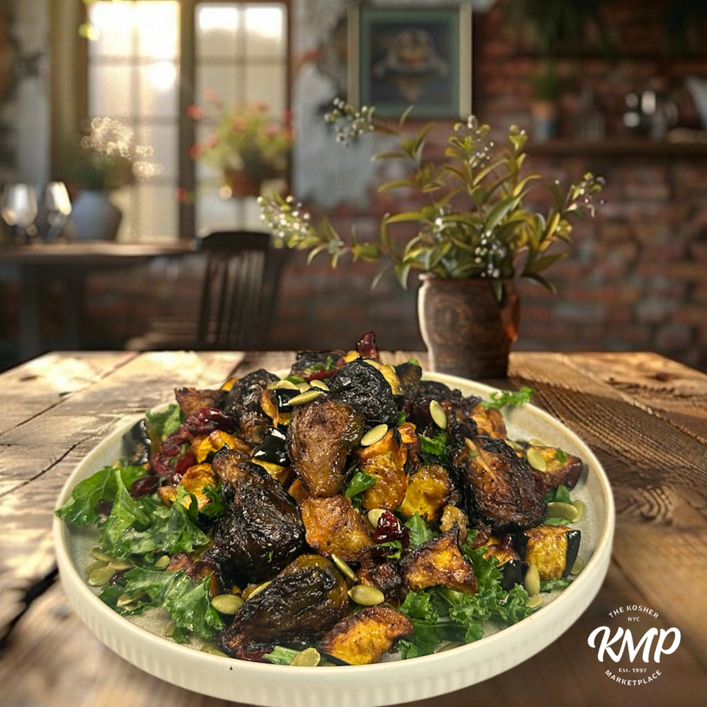 Pan-Roasted Brussels & Harvest Vegetables with Pepitas