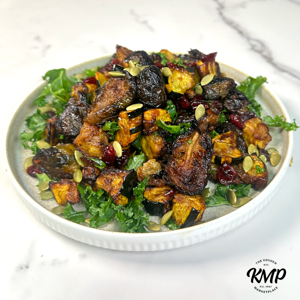 Pan-Roasted Brussels & Harvest Vegetables with Pepitas