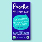 Pascha - 85% Cacao Organic Vegan Dark Chocolate Bar