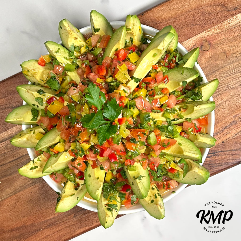 Rainbow Avocado Salad