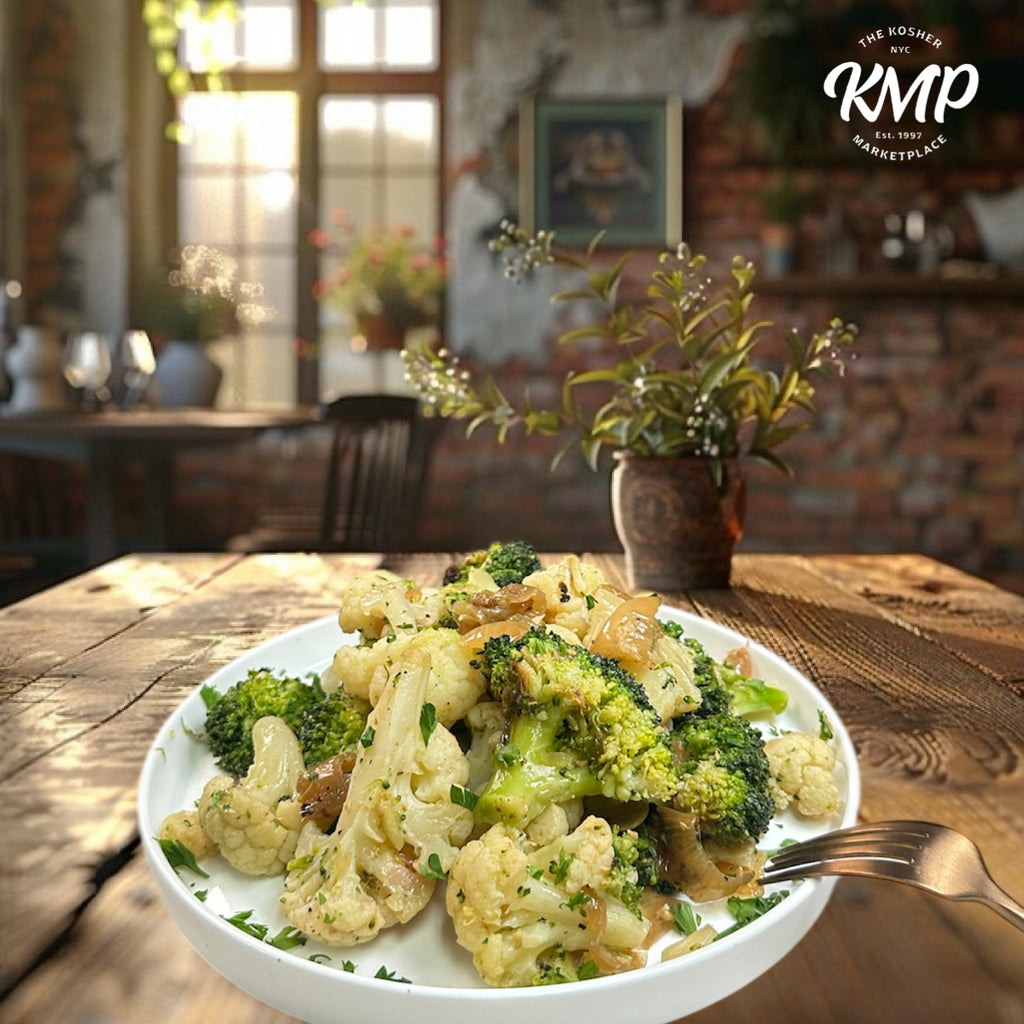 Roasted Cauliflower & Broccoli