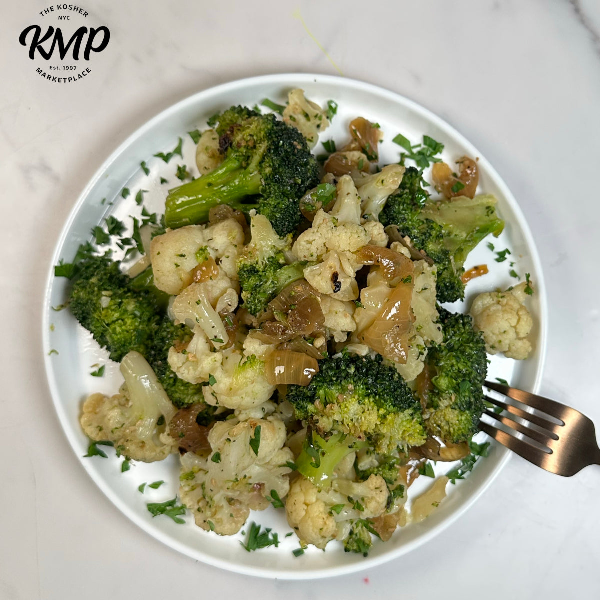 Roasted Cauliflower & Broccoli