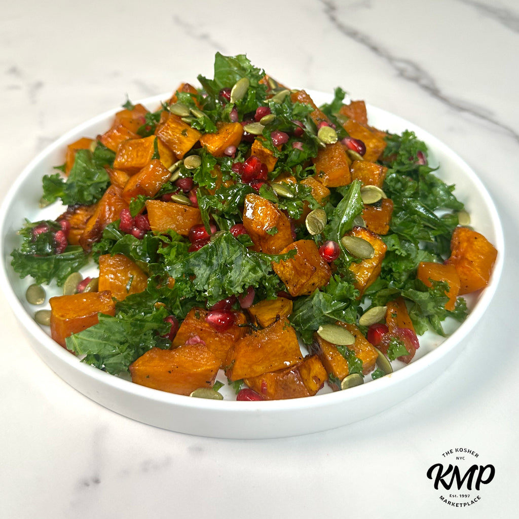Roasted Autumn Squash & Kale Salad
