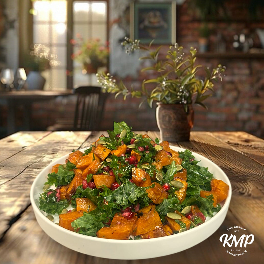 Roasted Autumn Squash & Kale Salad
