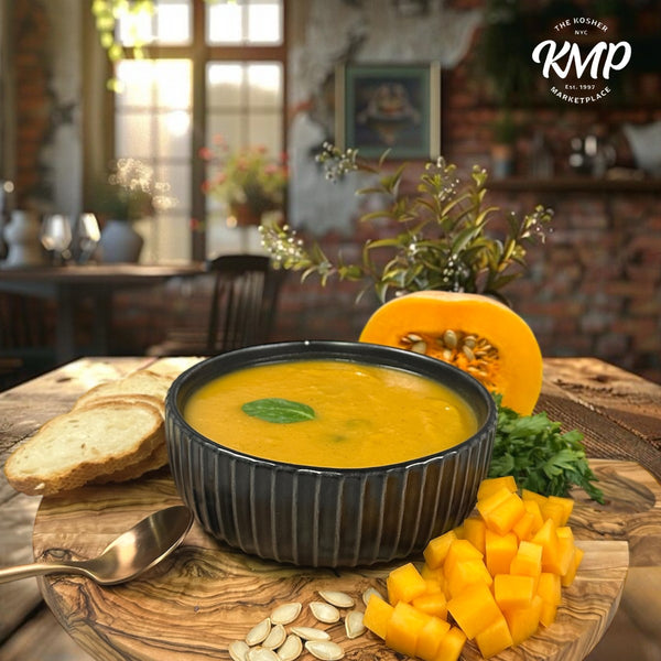 Roasted Butternut Squash & Spinach Soup