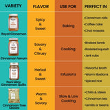 Burlap & Barrel Royal Cinnamon (Saigon Cinnamon, Vietnamese Cinnamon) Spice