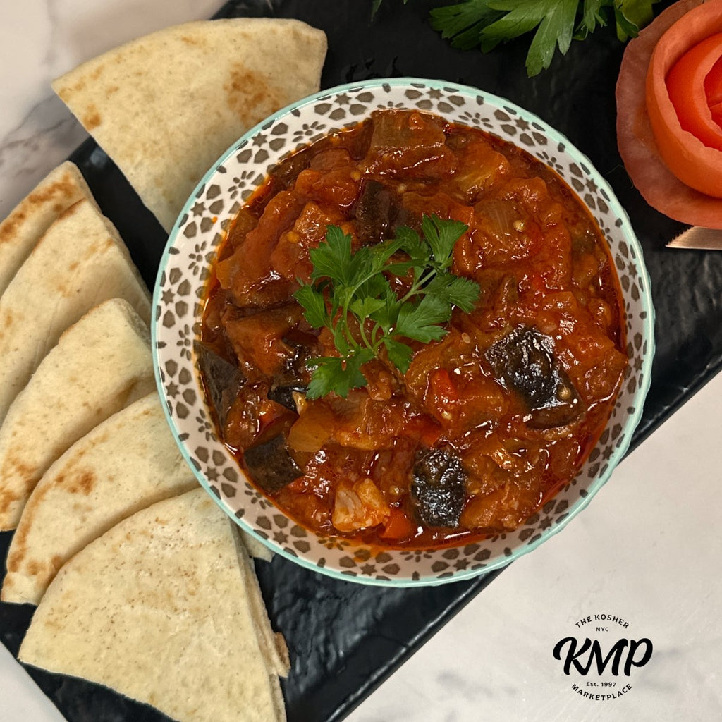 Rustic Eggplant & Tomato Dip