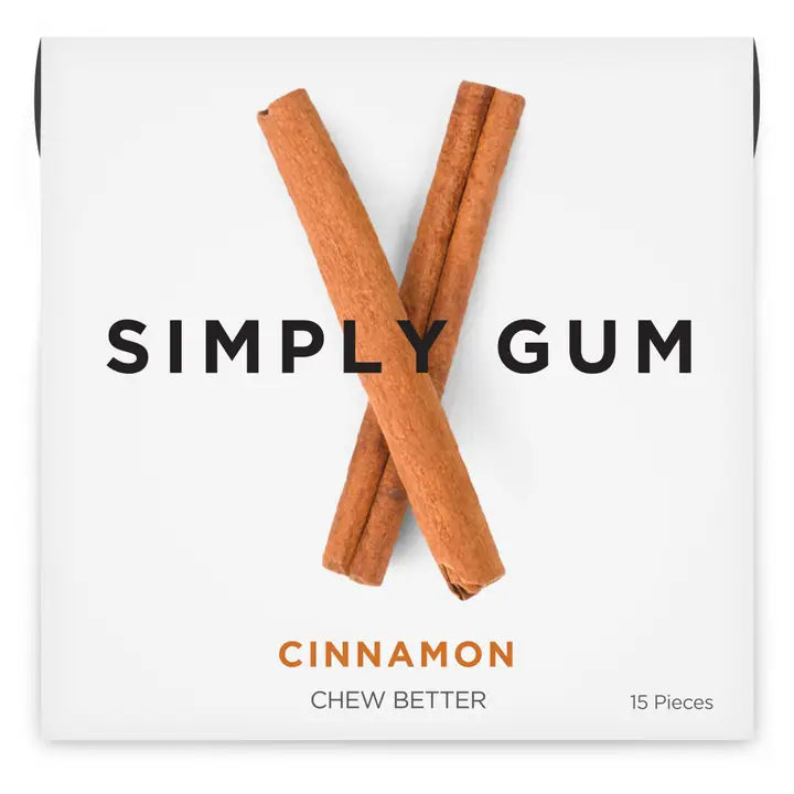 SIMPLY Cinnamon Chewing Gum - Natural + Plastic-Free