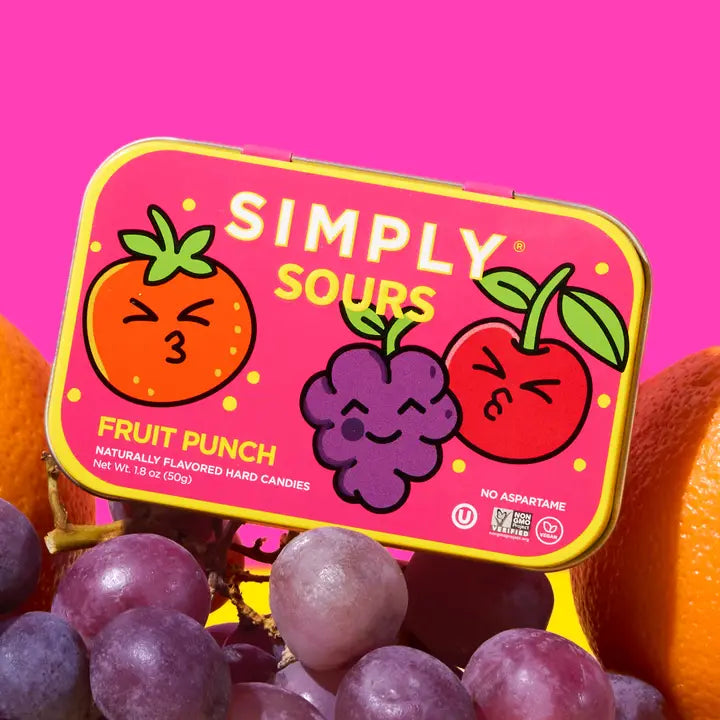 SIMPLY Sours - Fruit Punch 1.8 oz