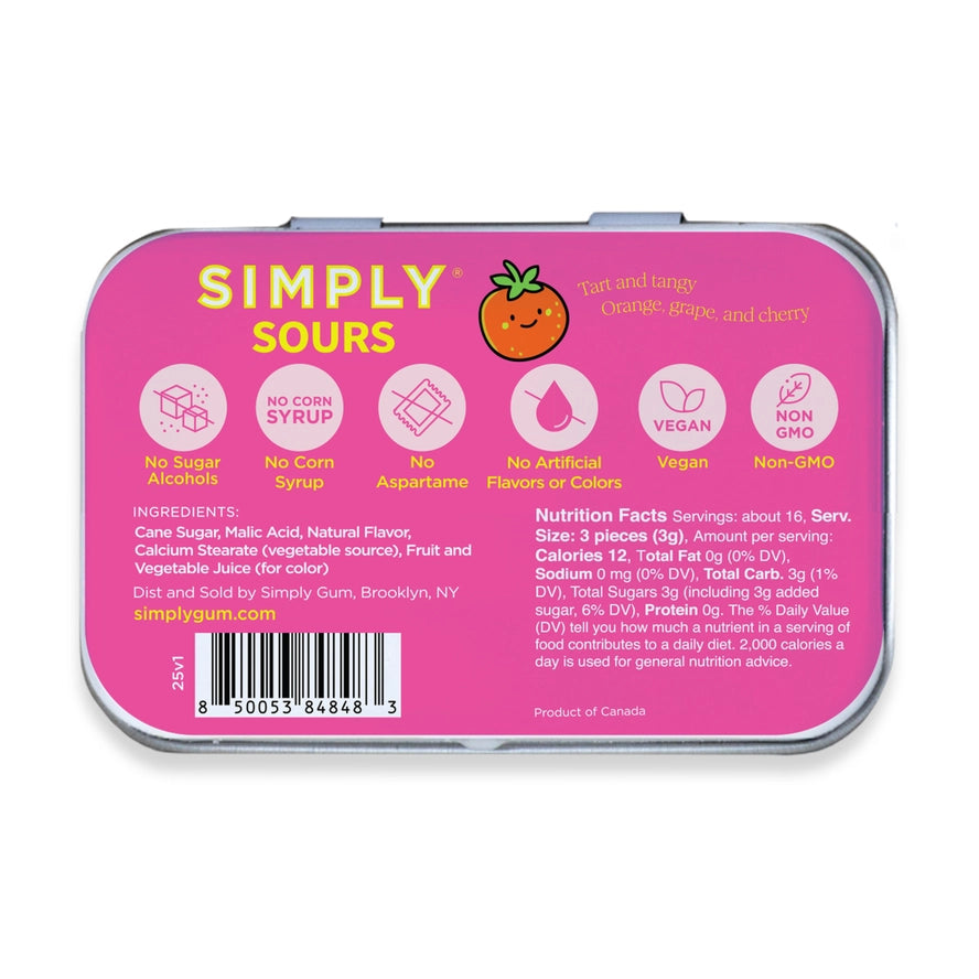 SIMPLY Sours - Fruit Punch 1.8 oz