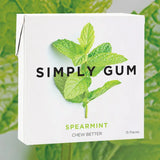 SIMPLY Spearmint Chewing Gum - Natural + Plastic-Free