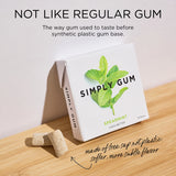 SIMPLY Spearmint Chewing Gum - Natural + Plastic-Free