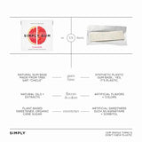 SIMPLY Cleanse Chewing Gum- Natural + Plastic-Free