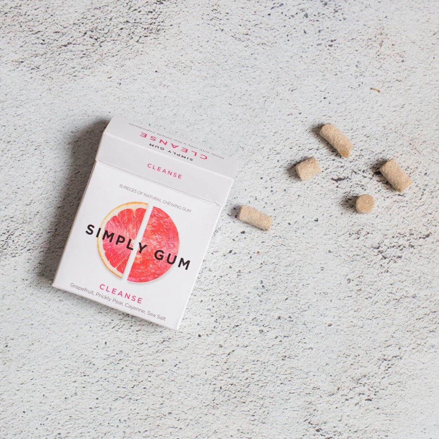 SIMPLY Cleanse Chewing Gum- Natural + Plastic-Free