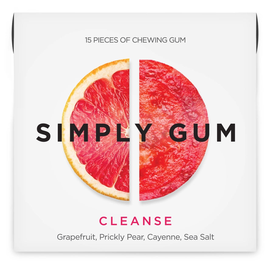 SIMPLY Cleanse Chewing Gum- Natural + Plastic-Free